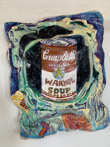 Warhol Campbell’s Soup, Astronaut von thomas ackermann, Malerei kaufen auf Singulart
