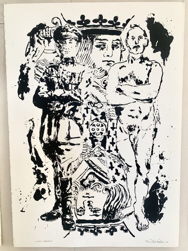 SUICIDE KING SELF-PORTRAIT by thomas ackermann, Print for Sale on Singulart
