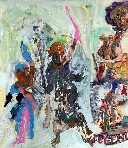 From the legend series: REVOLUTIONARY RENEGADE by thomas ackermann, Painting for Sale on Singulart