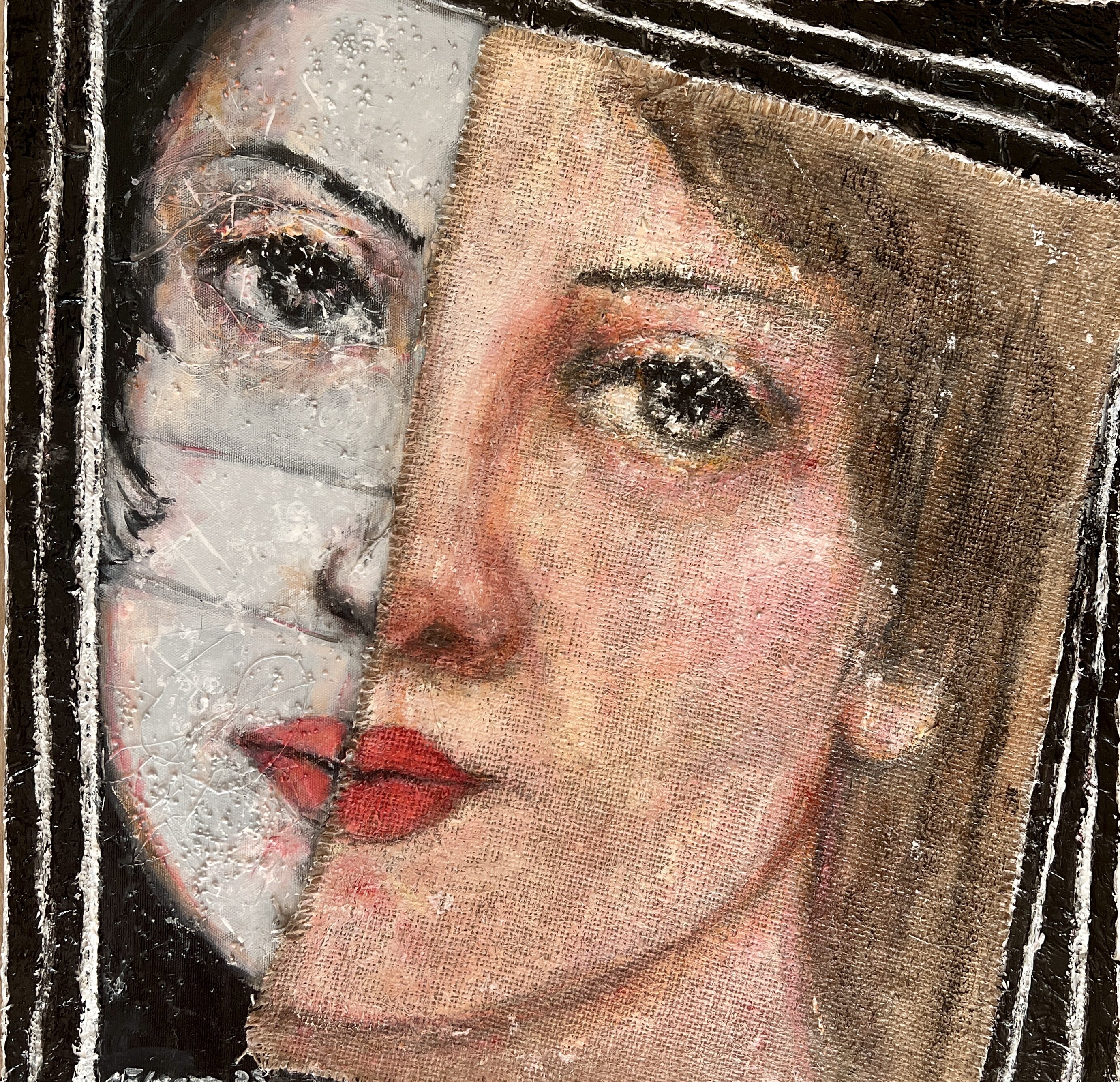 Unfixiertes Gesicht