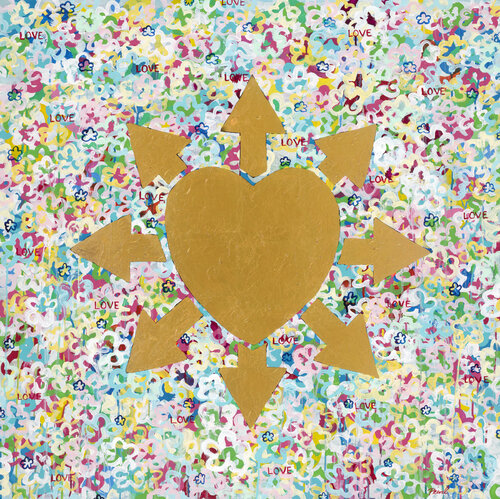 Lush Hippie Love di Sonja Picard, Pittura in vendita su Singulart
