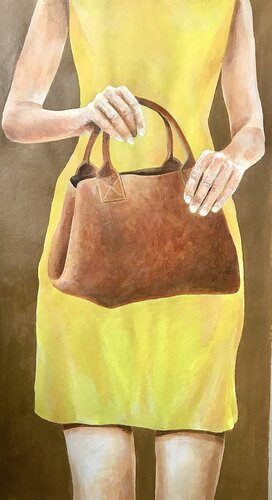 Statement 3 – Urban Shopping Bag van Michael Rehr-Hoffmann, Schilderij te koop op Singulart