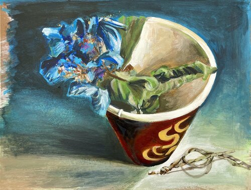 Stillleben 3 van Michael Rehr-Hoffmann, Schilderij te koop op Singulart