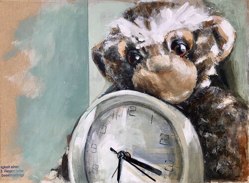 Affe No. 8 "As Time Goes By" by Michael Rehr-Hoffmann, Painting for Sale on Singulart