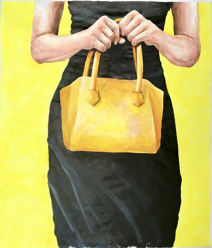 Gelbe Tasche "Yellow Shopping" Michael Rehr-Hoffmann