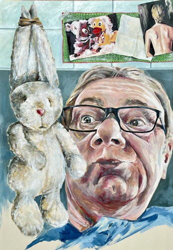 Hommage an meine Freunde di Michael Rehr-Hoffmann, Pittura in vendita su Singulart