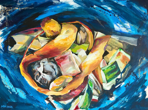 Fruits II - Biotonne di Michael Rehr-Hoffmann, Pittura in vendita su Singulart