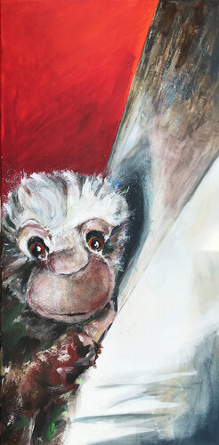 Affe No. 13 "Zugabe" von Michael Rehr-Hoffmann, Malerei kaufen auf Singulart