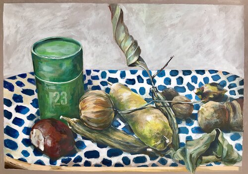 Stillleben mit 23 by Michael Rehr-Hoffmann, Painting for Sale on Singulart