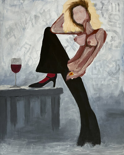 Pani Minister (Madam Minister) by Wojtek Gawlik, Painting for Sale on Singulart