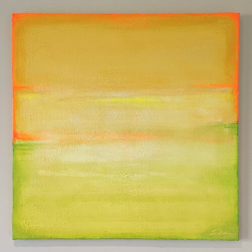 Sunset on a prairie van Isabelle Verté, Schilderij te koop op Singulart