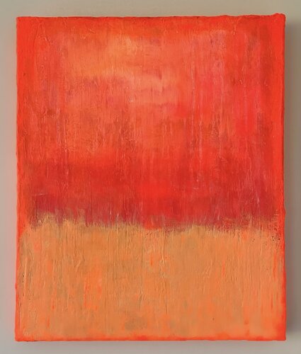 Sunrise in the desert van Isabelle Verté, Schilderij te koop op Singulart