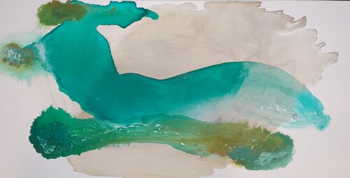 Waterscape di Melanie Schelberg, Pittura in vendita su Singulart