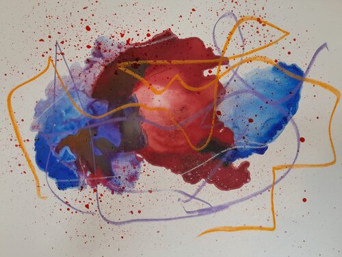 Beautiful space junk di Melanie Schelberg, Opera su carta in vendita su Singulart