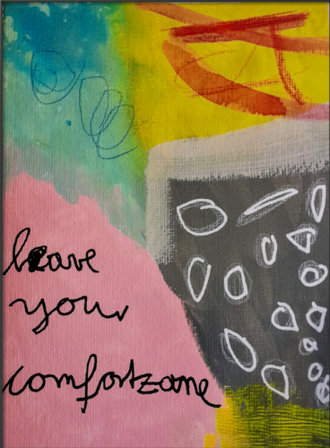 Leave your comfortzone di Melanie Schelberg, Opera su carta in vendita su Singulart