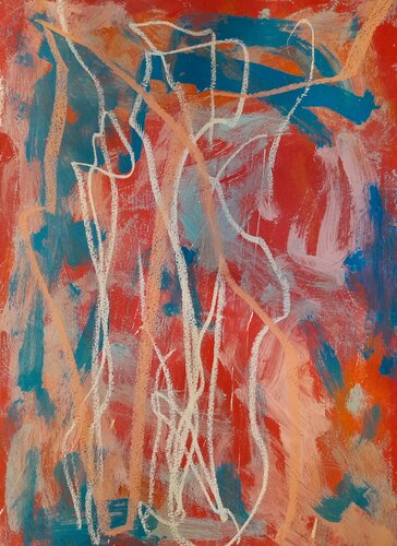 Messy Pink di Melanie Schelberg, Opera su carta in vendita su Singulart