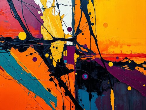 Fractured Horizon di Theo Nartey, Stampa in vendita su Singulart