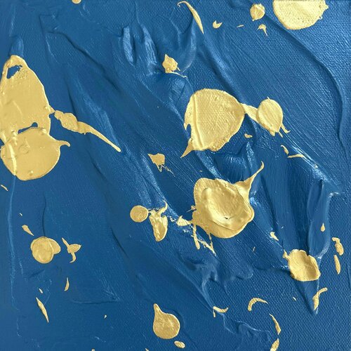 Pépites Blue .1 par Bruno Planade, Peinture en vente sur Singulart