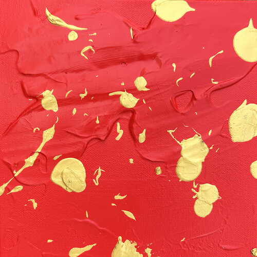 Pépites Red.1 van Bruno Planade, Schilderij te koop op Singulart