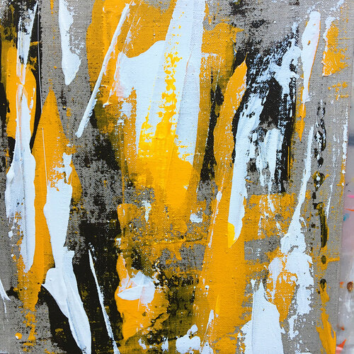 Griffures d'ours Yellow par Bruno Planade, Peinture en vente sur Singulart
