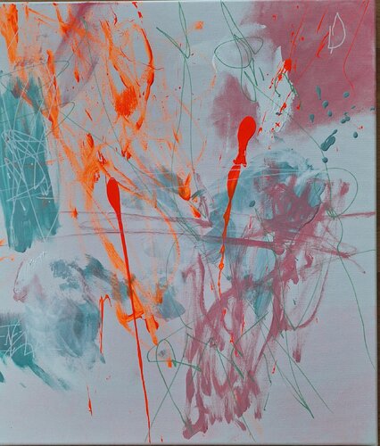 Be Crazy van Gabriela Koller, Schilderij te koop op Singulart