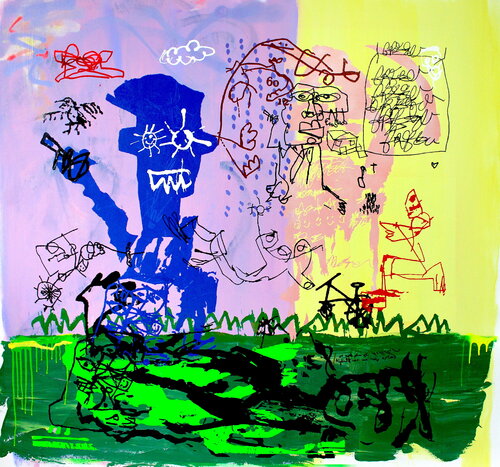 Free of default by James Green, Painting for Sale on Singulart