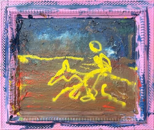 Man and Horse by James Green, Painting for Sale on Singulart