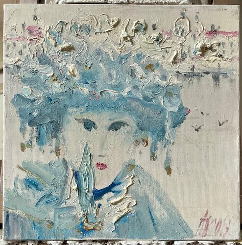 "Blue Venice" by Ivan Pylypenko, 회화 for Sale on Singulart