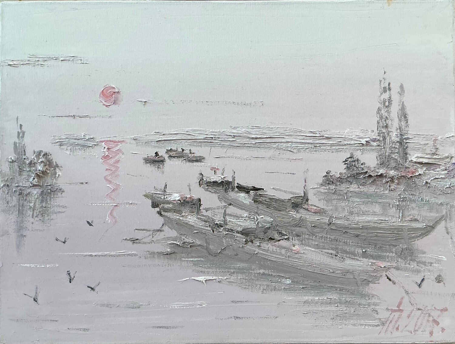 "China, Lake Taifu" Ivan Pylypenko Original painting for sale
