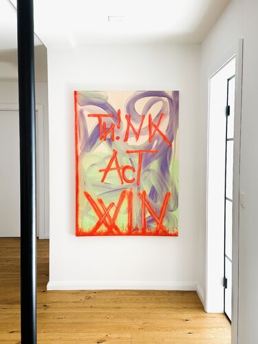 Th!nk Act Win van Maho.art Magdalena Holler, Schilderij te koop op Singulart
