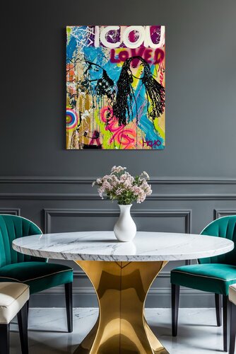 ICON LOVED von Maho.art Magdalena Holler, Malerei kaufen auf Singulart