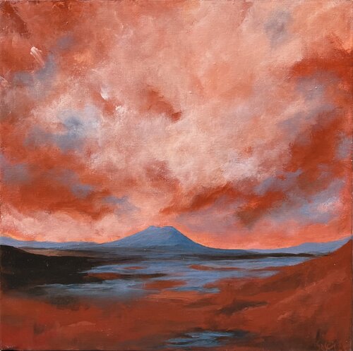Rosso di sera de Sascia, Pintura a la venta en Singulart