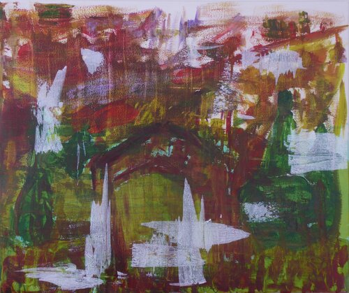 Toskanische Landschaft (KK 0005) van Esberg, Schilderij te koop op Singulart