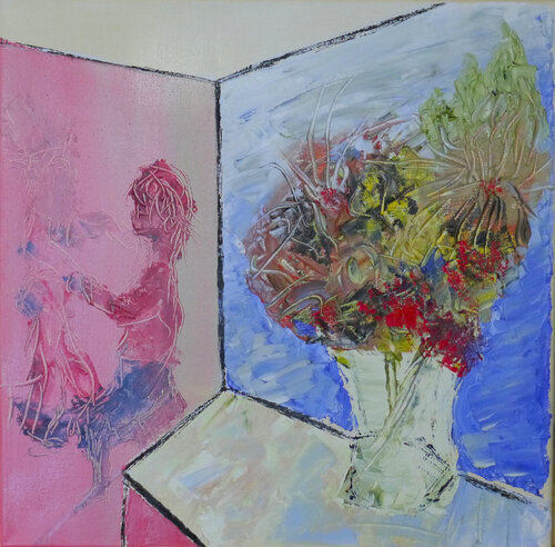 Blumengruß (KK 0003) van Esberg, Schilderij te koop op Singulart