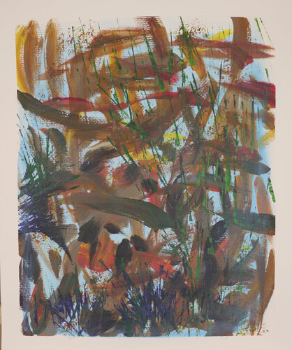 Unter Wasser (KM 0005) van Esberg, Schilderij te koop op Singulart