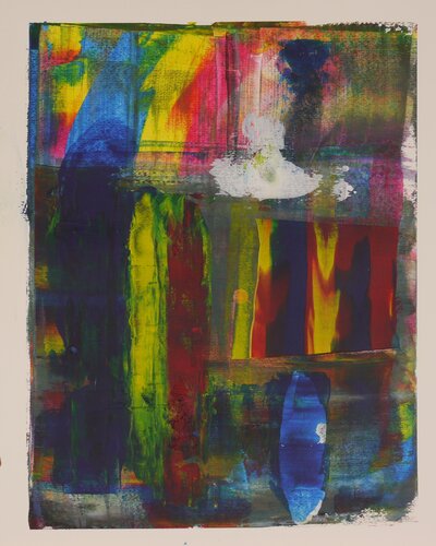 ohne Titel (AM 0011) van Esberg, Schilderij te koop op Singulart