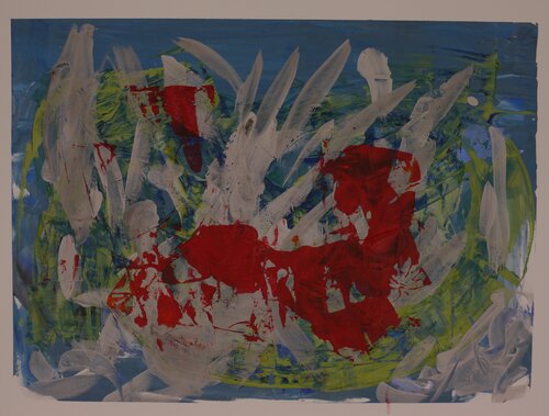 ohne Titel (AM 0015) van Esberg, Schilderij te koop op Singulart