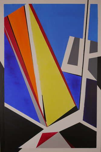 Geometrische Abstraktion Nr. 2 (AK 0049) van Esberg, Schilderij te koop op Singulart