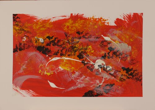 o.T. (AM 0028) van Esberg, Schilderij te koop op Singulart
