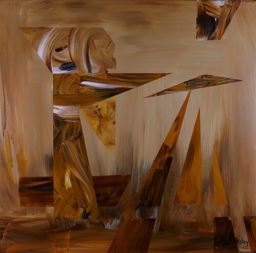 Verrückte Ordnung 1-2 by Esberg, Painting for Sale on Singulart