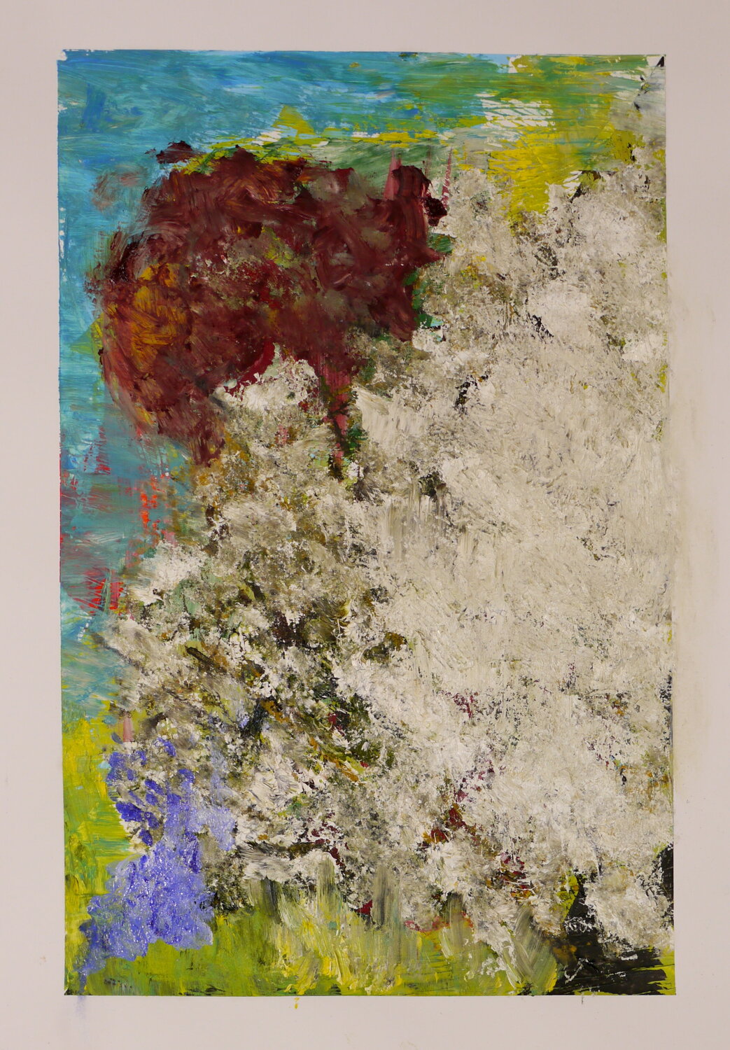 Der Schlehbusch (KM 0011) Esberg Original painting for sale