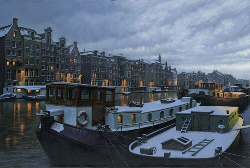 DECEMBER SKIES di Alexei Butyrskiy, Pittura in vendita su Singulart