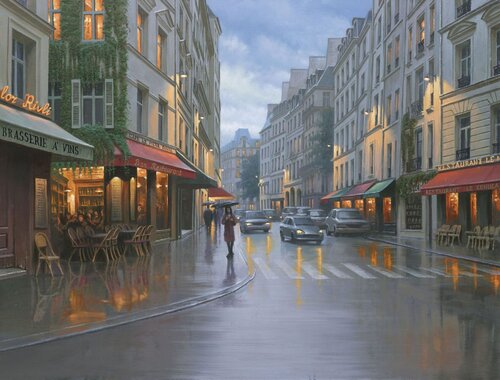 HEART BEAT OF THE CITY di Alexei Butyrskiy, Pittura in vendita su Singulart