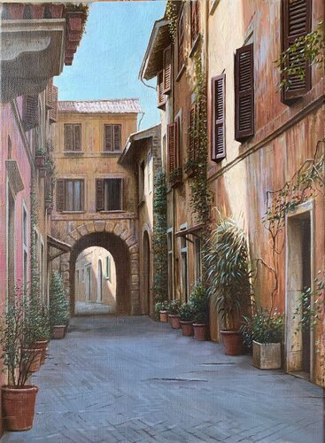 PASSAGE TO NAPLES di Alexei Butyrskiy, Pittura in vendita su Singulart