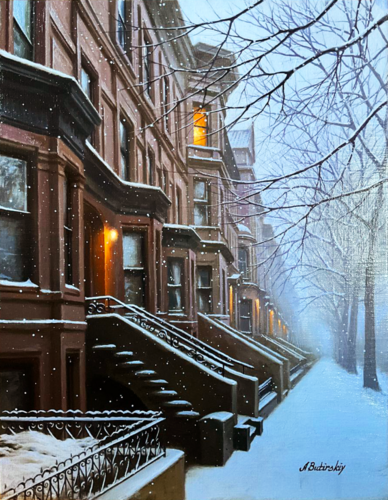 SNOWY DREAM di Alexei Butyrskiy, Pittura in vendita su Singulart