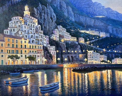 POSITANO FALLS ASLEEP Alexei Butyrskiy