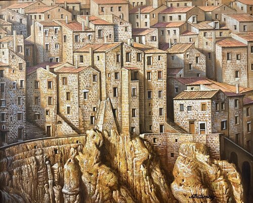 SHAKING GROUND di Alexei Butyrskiy, Pittura in vendita su Singulart