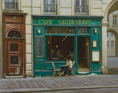 A MOVEMENT IN PARIS di Alexei Butyrskiy, Pittura in vendita su Singulart