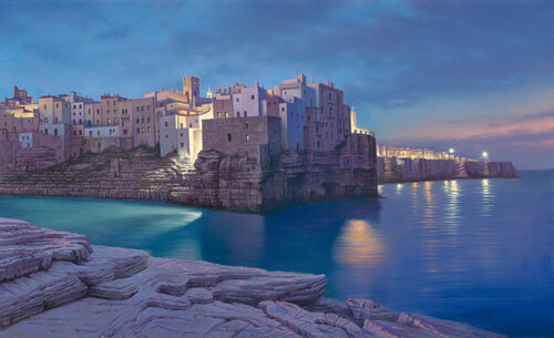 CLIFFS OF ITALY van Alexei Butyrskiy, Schilderij te koop op Singulart