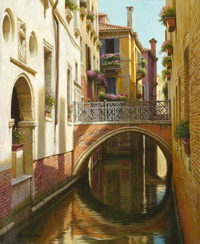 REFLECTION OF VENICE van Alexei Butyrskiy, Schilderij te koop op Singulart